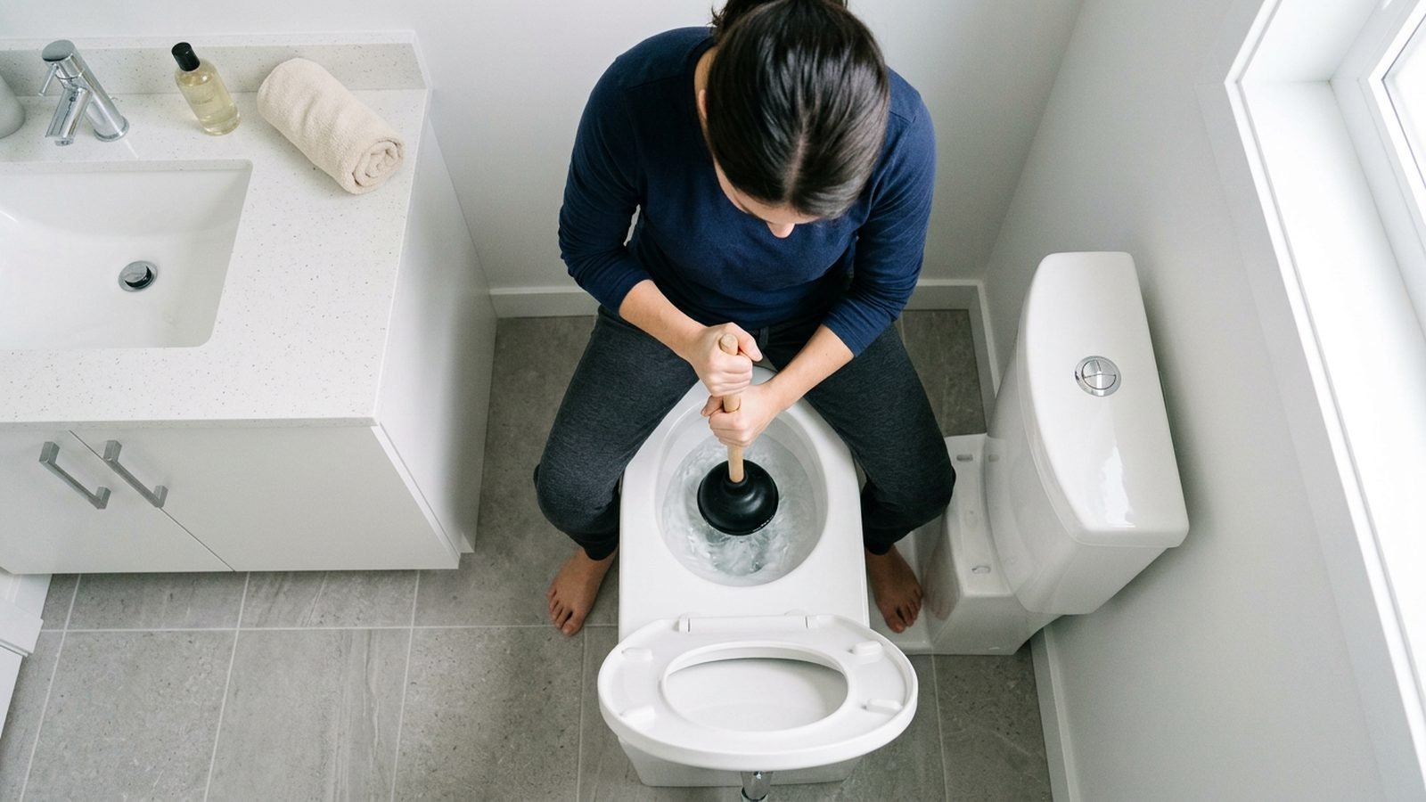 Como Desentupir Vaso Sanitário em Casa: 5 Métodos Que Funcionam — Vaso Sanitário