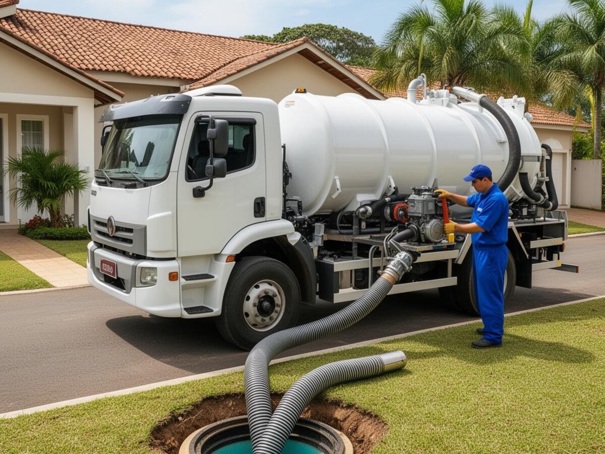 Limpa fossa em Adamantina — Desentupidora MRTec 24h
