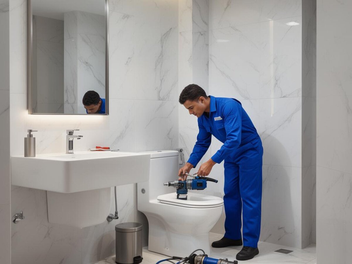 Desentupimento de privada em Adamantina — Desentupidora MRTec 24h